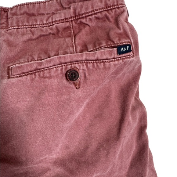 Abercrombie And Fitch Men's Casual Red Shorts size 32 - Picture 5 of 5